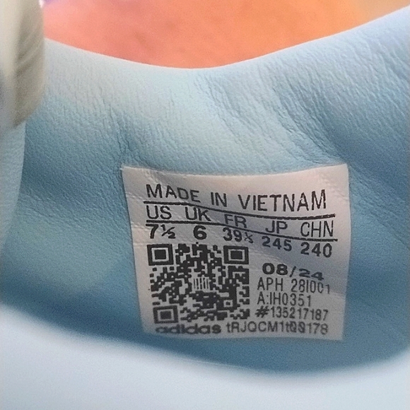 adidas Rivalry Low Luxe Clear Blue Ivory 7.5 - Picture 7 of 7